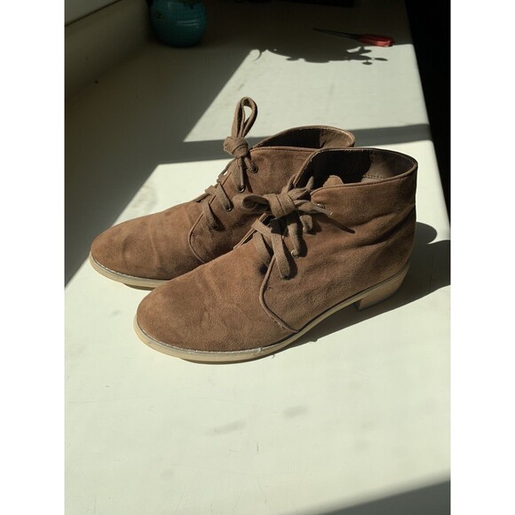 BDG WOMENS BROWN CASUAL OXFORD LACE UP SUEDE ANKLE LACE UP DRESS BOOT SIZE 8.0 - Picture 2 of 15